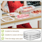 📢Hot Sale 50% OFF⏰Food Storage Containers with Lid Clear Fridge Crisper