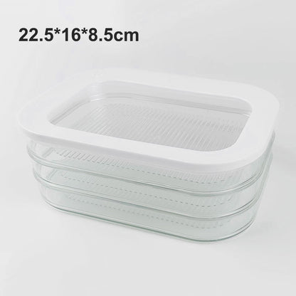 📢Hot Sale 50% OFF⏰Food Storage Containers with Lid Clear Fridge Crisper