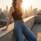 💞Last Day Promotion 49% OFF👖Women's High-Waist Wide-Leg Denim Jeans